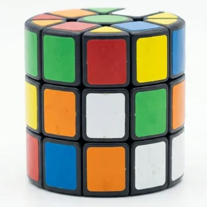 3x3 Cylinder Puzzle Cube – Unique Shape-Shifting Speed Cube | Brain-Boosting Twist & Turn Toy for Kids & Adults – KidsTown.pk Pakistan