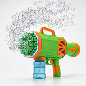 80-Hole Bazooka Bubble Gun for Kids | Automatic Bubble Machine with LED Lights & Lithium Battery | Outer Space Bubble Blaster Toy for Boys & Girls 3+ – KidsTown.pk Pakistan