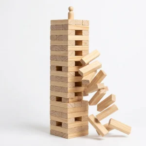 Addo - Wooden Topple Tower – Wooden Educational Toy Pakistan – KidsTown.pk Pakistan