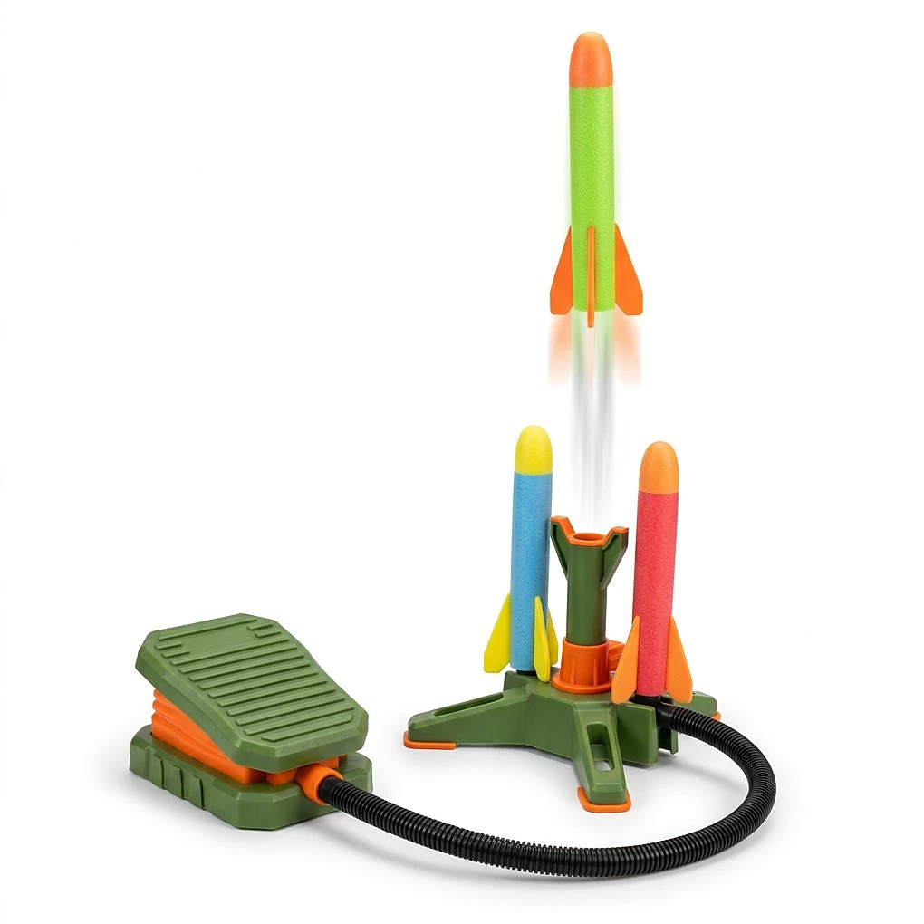 outdoor plastic air rocket launcher active toy pakistan