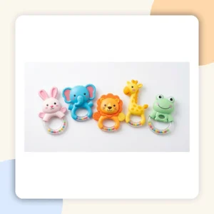 Baby Rattle Set with Cute Animal Designs (0-12 Months) – KidsTown.pk Pakistan