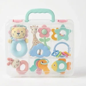 Baby Rattles & Teethers Set With Storage Box – Baby Toy & Essential Pakistan – KidsTown.pk Pakistan