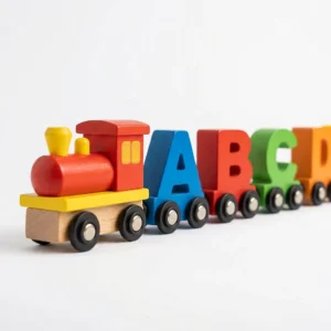 Capital Alphabets Train Wooden & Magnetic – Wooden Educational Toy Pakistan – KidsTown.pk Pakistan