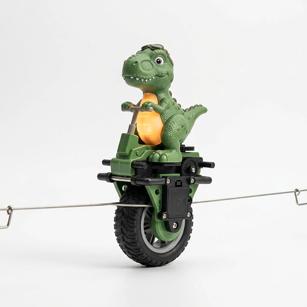 DIY Single Wheel Dinosaur Balance Car With Light And Sound – KidsTown.pk Pakistan