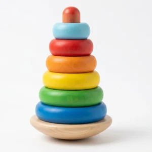 Early Learning Centre Wooden Stacking Rings – Wooden Educational Toy Pakistan – KidsTown.pk Pakistan