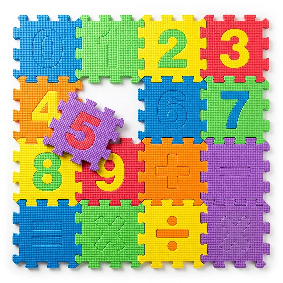 Eva Puzzle Number Play Mats – Montessori Learning Toy for Kids – KidsTown.pk Pakistan