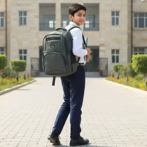 Heavy-Duty Laptop & College Backpack (5 Pockets, 18 Inch) — Olive – KidsTown.pk Pakistan