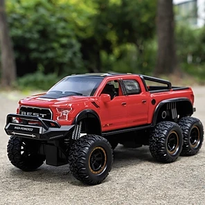 High-Speed Inertia Off-Road Racer Truck — Friction Powered 6-Wheel Toy Car – KidsTown.pk Pakistan
