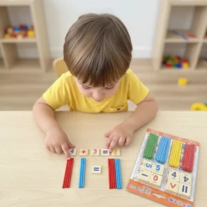 Intelligence Counting Sticks & Calculation Blocks — Montessori Math Toy – KidsTown.pk Pakistan