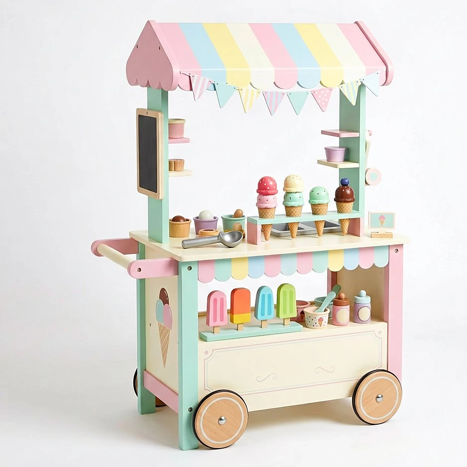 Kids Pretend Play Ice Cream Set – Pretend Play Set for Kids – KidsTown.pk Pakistan
