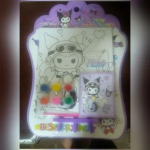 Kuromi Painting & Graffiti Set with Mini Easel – Two-Sided Art Kit for Kids – KidsTown.pk Pakistan