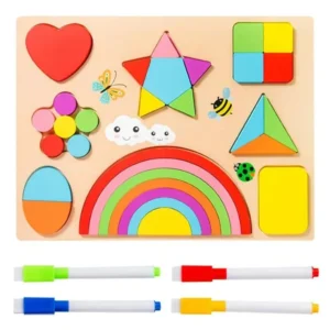 Rainbow Stacking Ring Board Details – KidsTown.pk