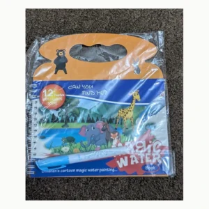 Magic Water Coloring Book — Wild Animals (Reusable, No Mess) – KidsTown.pk Pakistan
