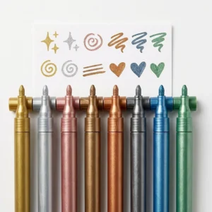 Metallic Acrylic Paint Pens – Art & Craft Toy for Kids – KidsTown.pk Pakistan