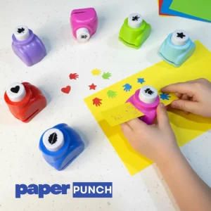Mini Paper Punch Craft Set for Kids (4 Pcs) — School & Scrapbooking Punch – KidsTown.pk Pakistan