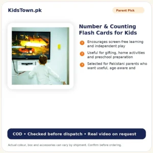 Number & Counting Flash Cards for Kids – KidsTown.pk Pakistan