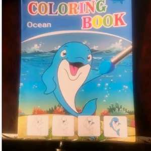 Ocean Coloring Book for Kids (Ages 3+) – Sea Animals Activity Colouring Pad – KidsTown.pk Pakistan