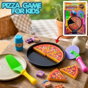 Pizza Plate Pretend Play Set — Slice & Serve Cooking Toy for Kids – KidsTown.pk Pakistan