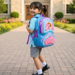 Princess Sofia School Bag for Girls (4 Pockets) — Kids Backpack – KidsTown.pk Pakistan