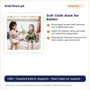 Soft Cloth Book for Babies – KidsTown.pk Pakistan