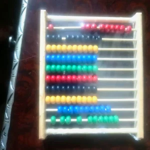 Wooden Rainbow Abacus Counting Frame (Ages 3-6) – KidsTown.pk Pakistan