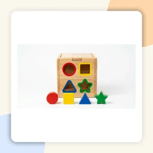 Wooden Shape Sorter Cube (1-3 Years) – KidsTown.pk Pakistan