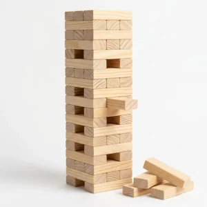 Wooden Stacking Tower (Jenga Blocks) – 54pcs/Pack – KidsTown.pk Pakistan