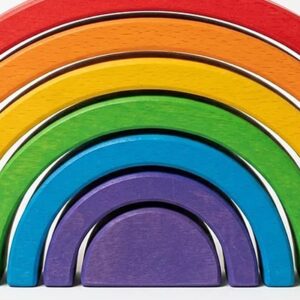 Wooden Rainbow Stacking Toy (1-3 Years)