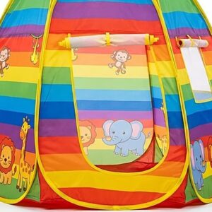 Pop-Up Play Tent House for Kids – Jungle Theme