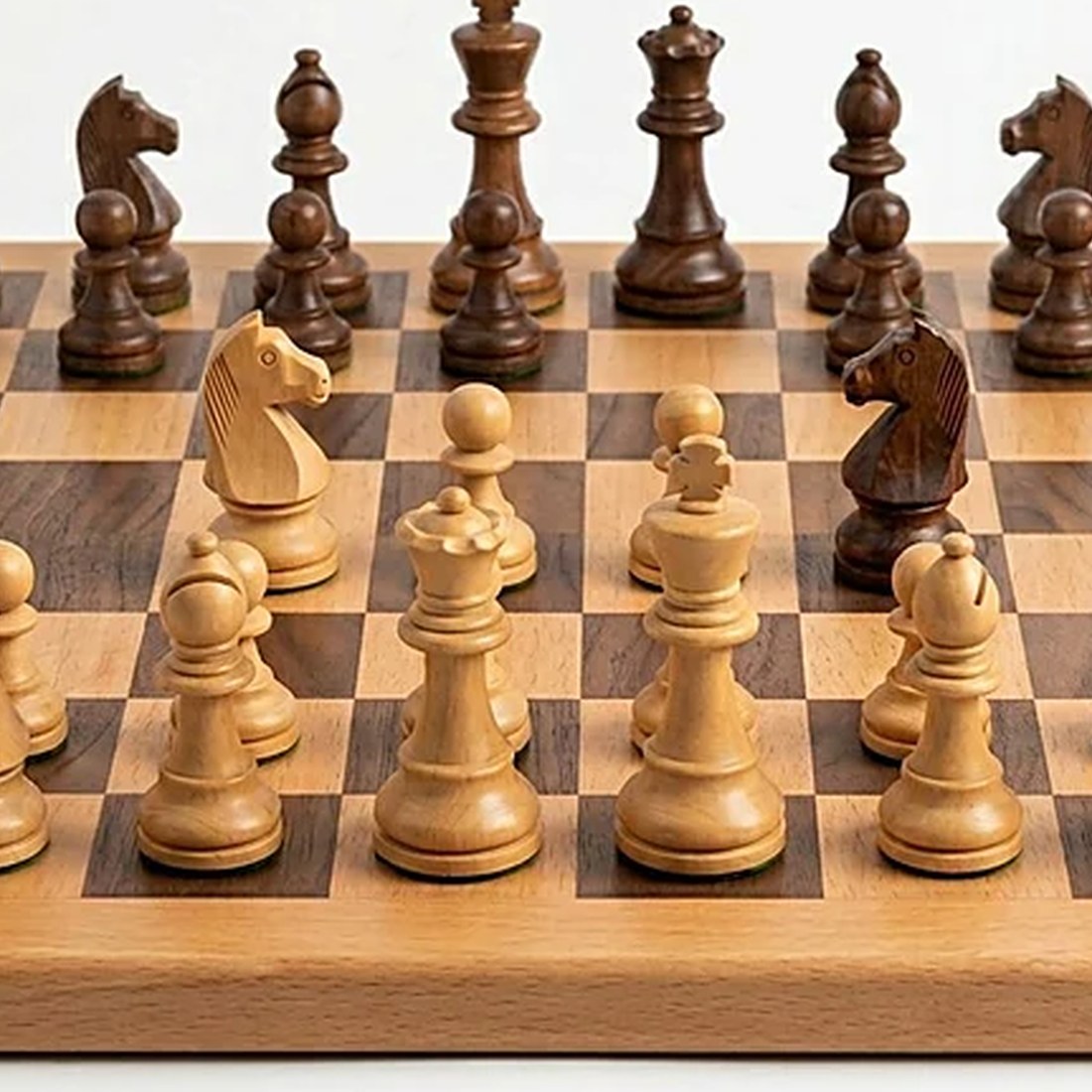 Premium Kids Wooden Chess Set - Strategy Learning Game