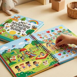 Reusable Sticker Activity Book for Kids