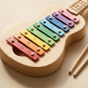 Wooden Guitar Xylophone for Kids