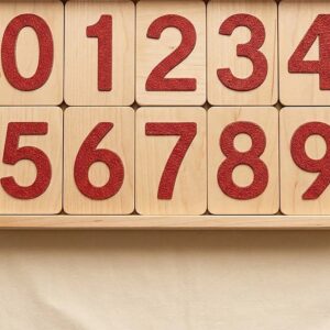 Montessori Sandpaper Numbers Board