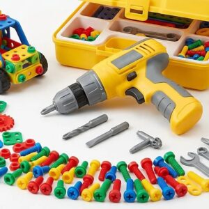 Kids Electric Drill Tool Set Simulation Building Toy
