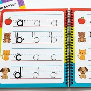 Wipe Clean Book with Marker Small abc – KidsTown.pk
