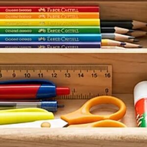 Wooden Stationery Storage Box