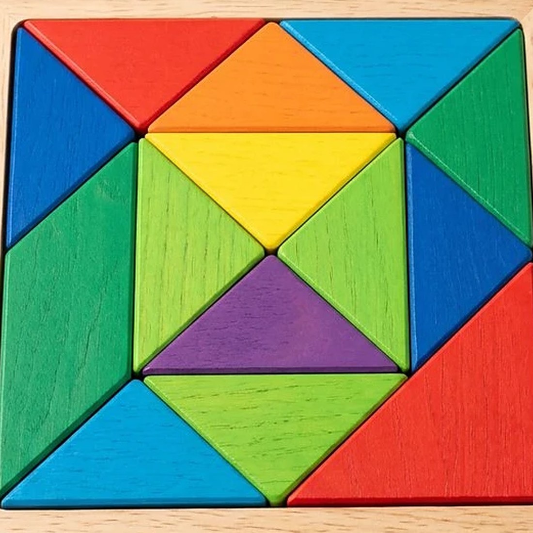 13 Wooden Puzzle Geometry Blocks – School Essential for Kids Pakistan