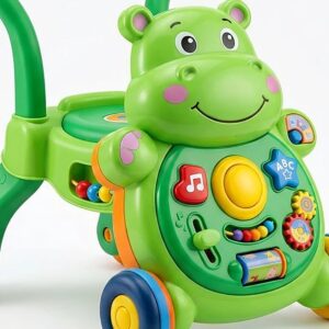 2 in 1 Hippo Toddle Push Walker – Baby Toy & Essential Pakistan