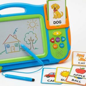 2 in 1 Writing Board & Card Reader Device – Learning Toy for Kids Pakistan