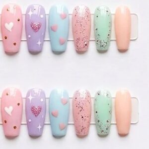 Stylish Artificial Nail Set for Girls – Art & Craft Toy for Kids