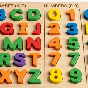 3D 3-in-1 Learning Guide Wooden Puzzle Board – Wooden Educational Toy Pakistan
