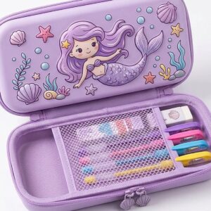 3d Embossed Characters Stationery Case for Girls – School Essential for Kids Pakistan