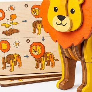 3D Jigsaw Puzzle Game Wooden – Wooden Educational Toy Pakistan
