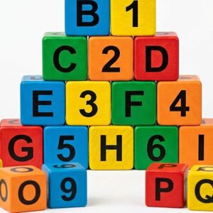 Number & Alphabet Building Blocks | 2025-6 – Montessori Learning Toy for Kids