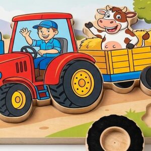 Farmer Car Jigsaw Puzzle for Kids – KidsTown.pk
