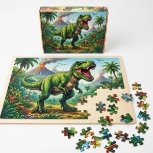 Roaring Dinosaur Puzzle for Kids