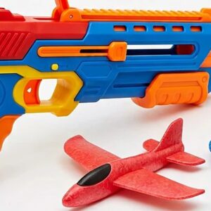 Air Battle 2 In 1 Plane Flying Launcher Gun