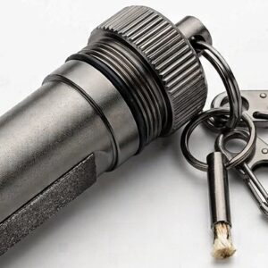 Waterproof Flint Fire Keychain Indoor And Outdoor