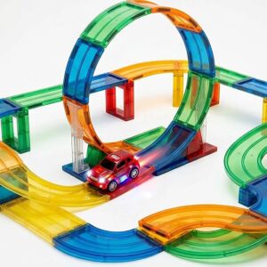 360 Rotate Magnetic Car Track Set – Electronic Toy for Kids Pakistan