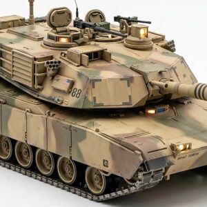 1:48 Alloy Battle Tank with Light & Sound Military Model